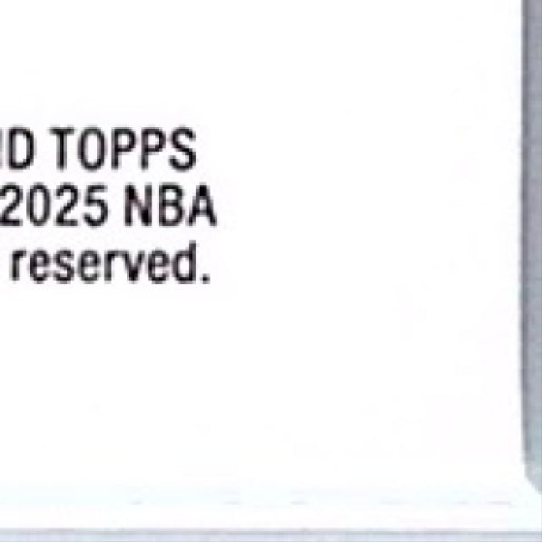 2025-26 Topps Chrome JADEN HARDY #60 Refractor Mavericks