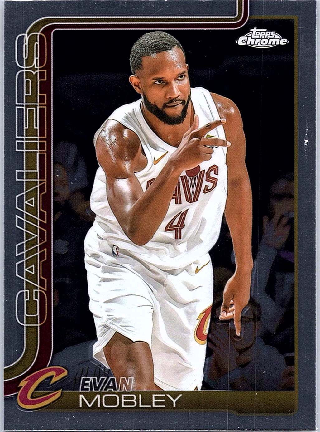2025-26 Topps Chrome Evan Mobley #67 Cleveland Cavaliers