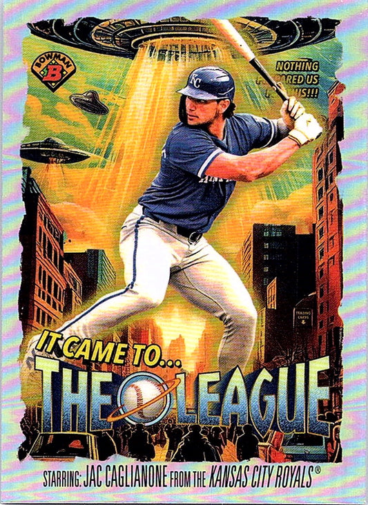 2025 Bowman Chrome Jac Caglianone #IT-4 It Came To The League Kansas City Royals