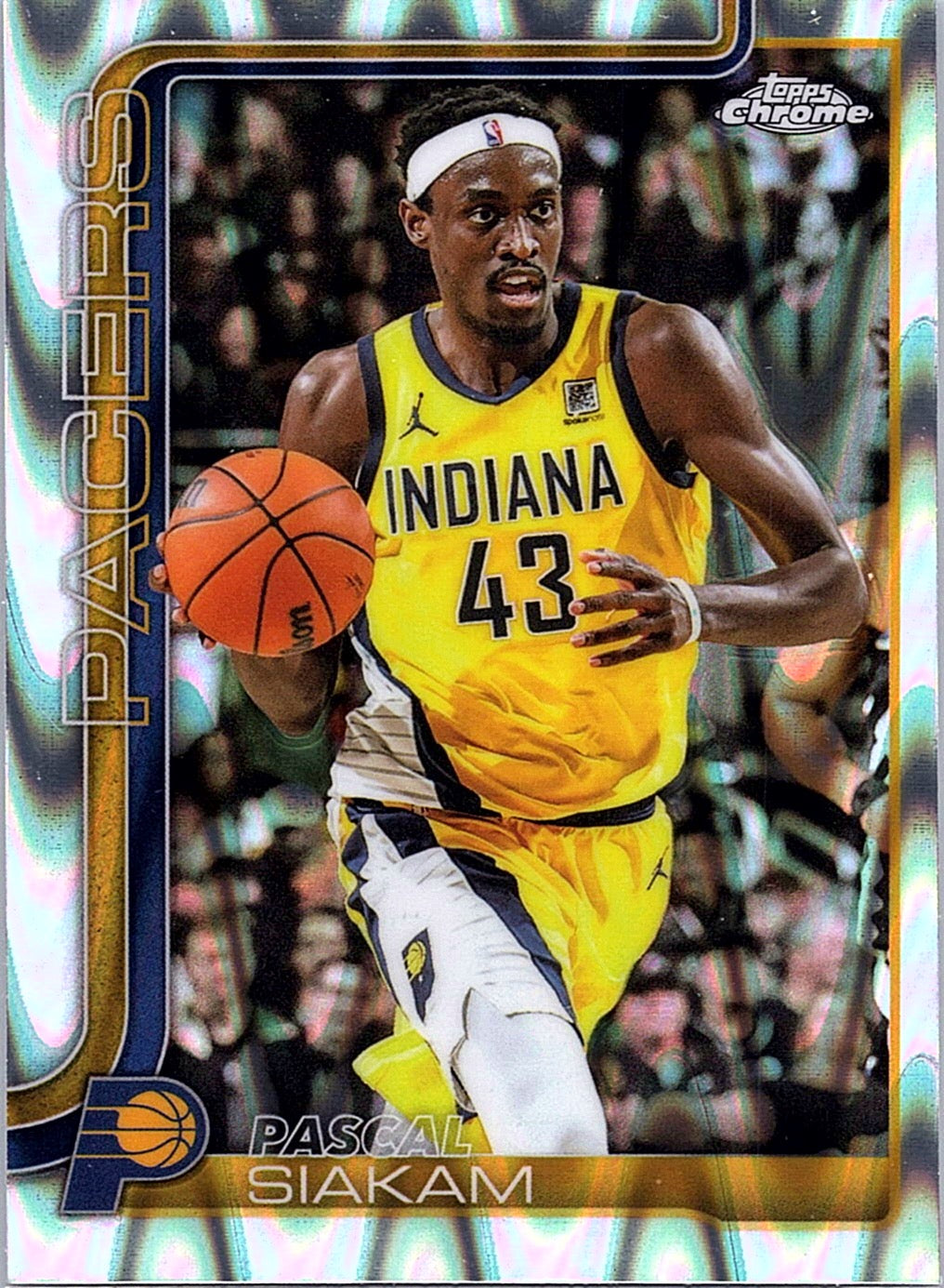2025-26 Topps Chrome Pascal Siakam #1 RayWave Refractor Indiana Pacers