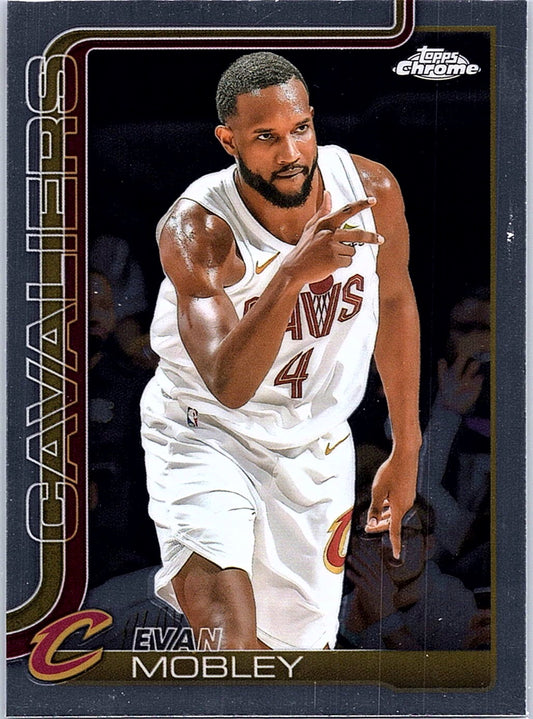 2025-26 Topps Chrome Evan Mobley #67 Cleveland Cavaliers