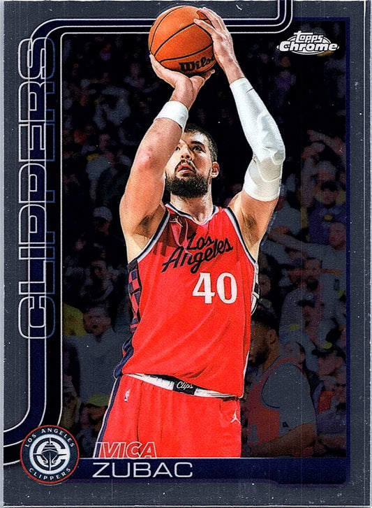 2025-26 Topps Chrome Ivica Zubac #63 Los Angeles Clippers