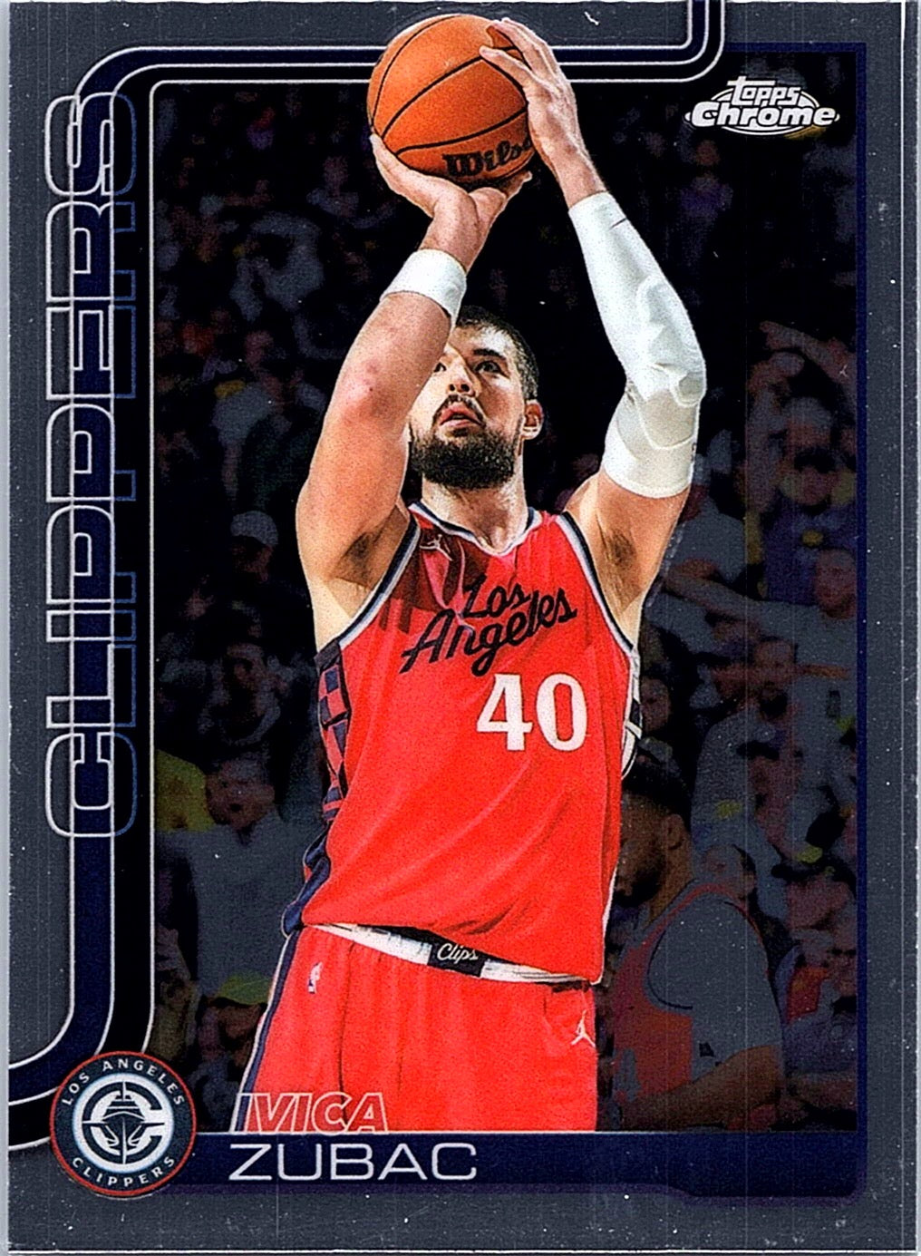 2025-26 Topps Chrome Ivica Zubac #63 Los Angeles Clippers