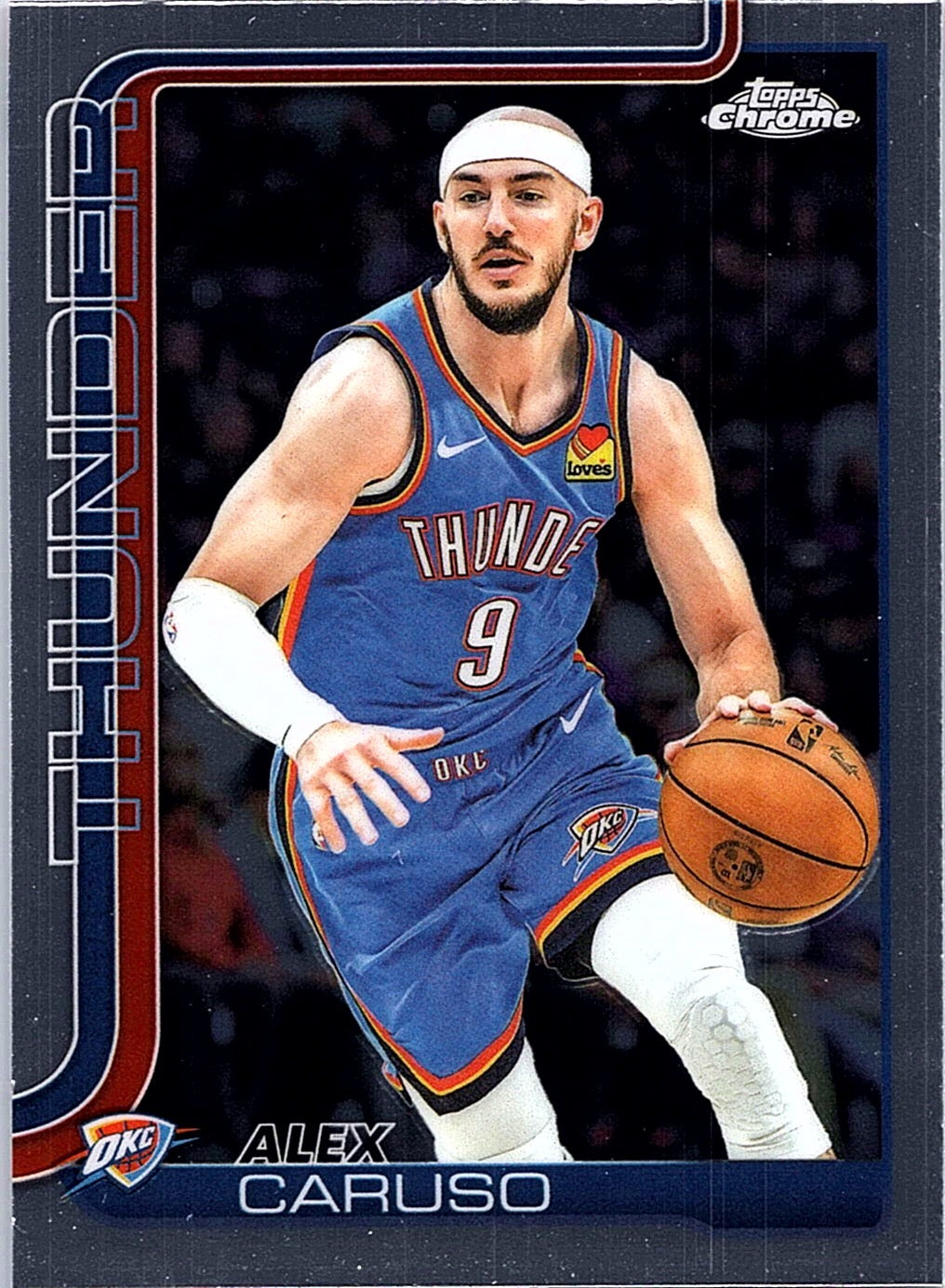 2025-26 Topps Chrome Alex Caruso #170 Oklahoma City Thunder