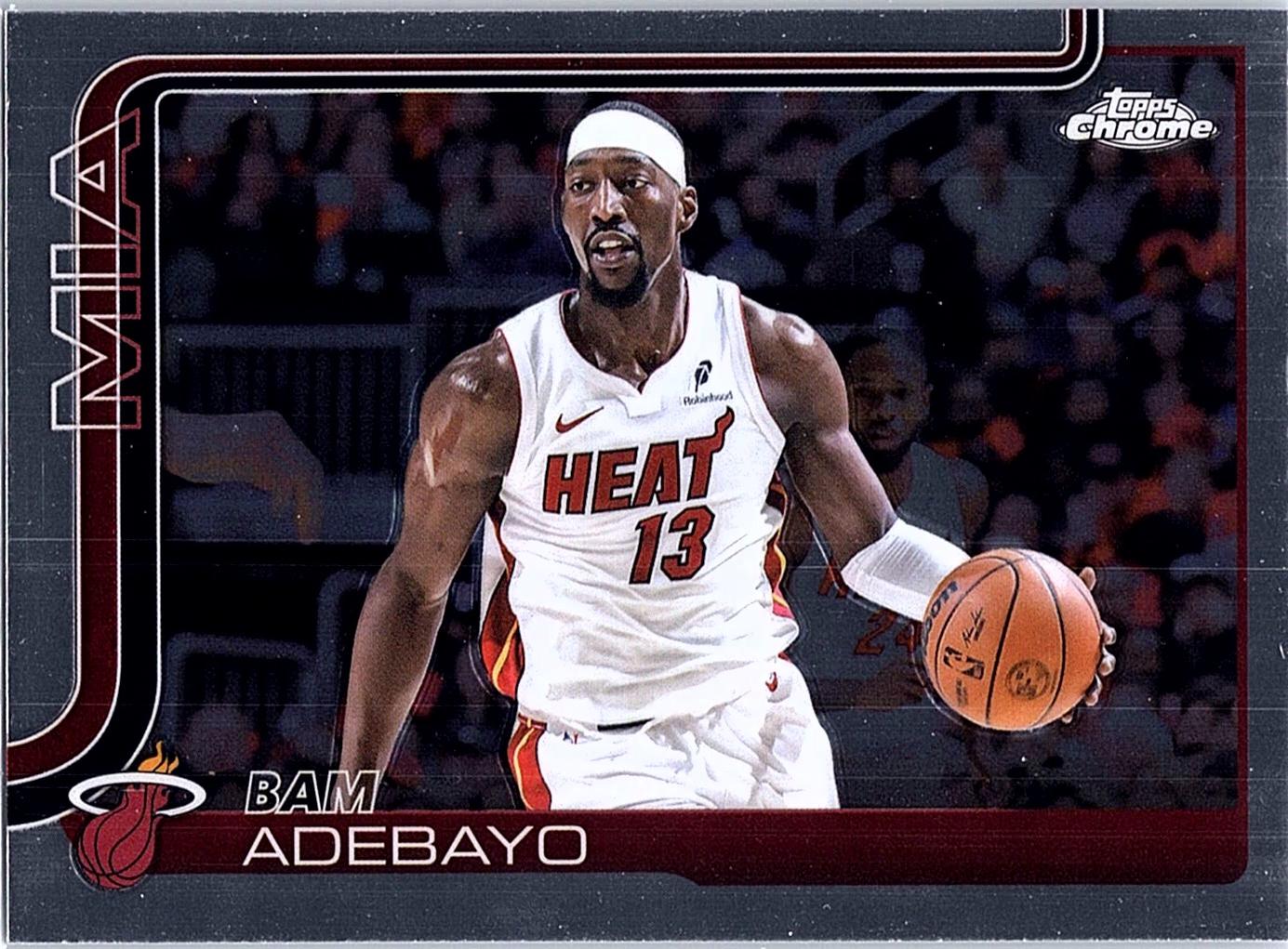 2025-26 Topps Chrome Bam Adebayo #138 Miami Heat