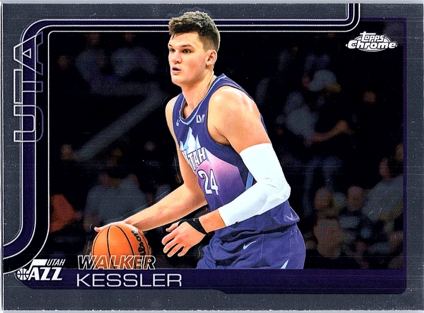 2025-26 Topps Chrome Walker Kessler #205 Utah Jazz