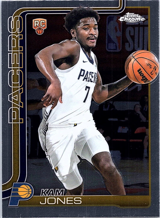 2025-26 Topps Chrome Kam Jones #289 Indiana Pacers