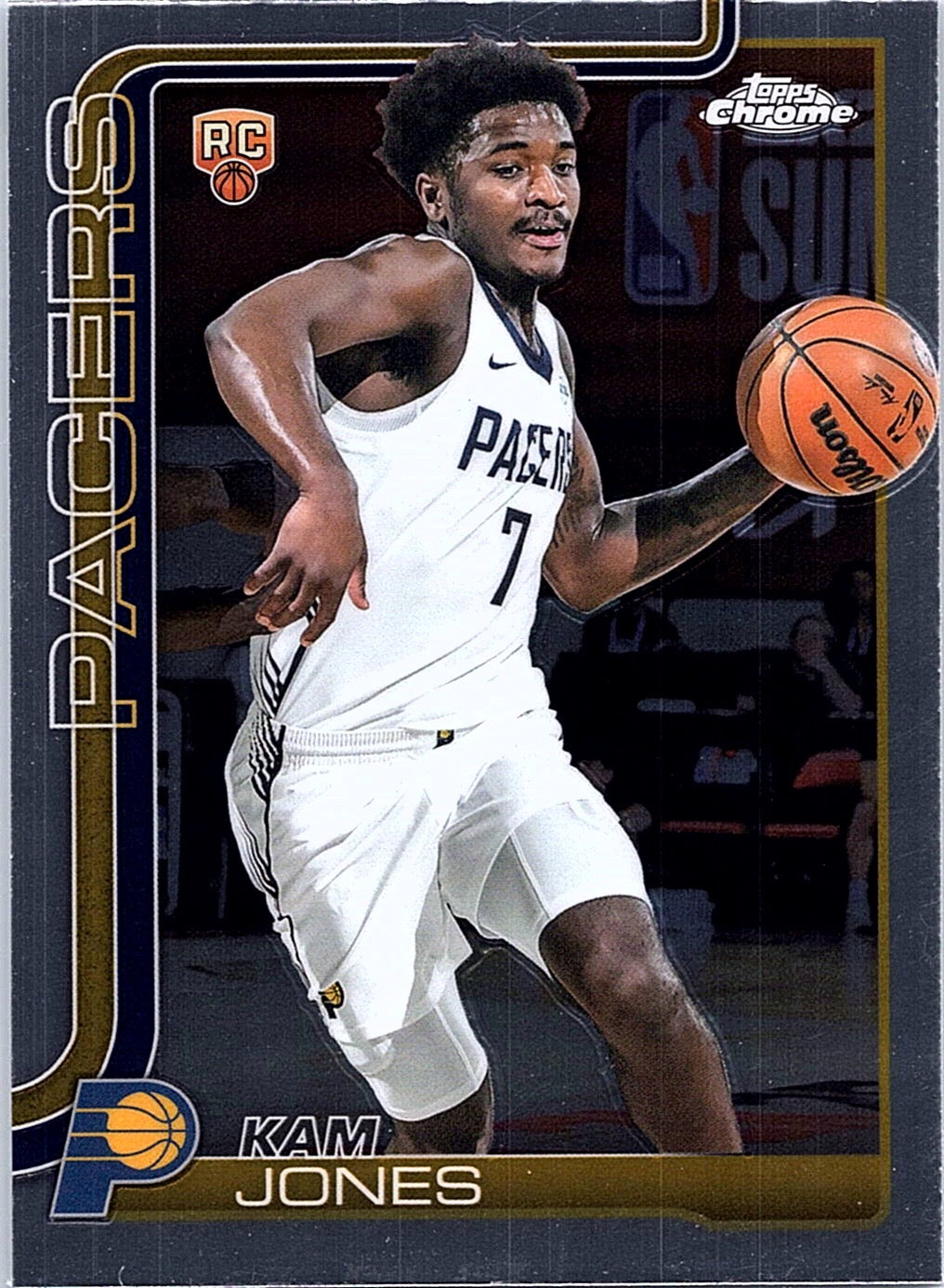2025-26 Topps Chrome Kam Jones #289 Indiana Pacers