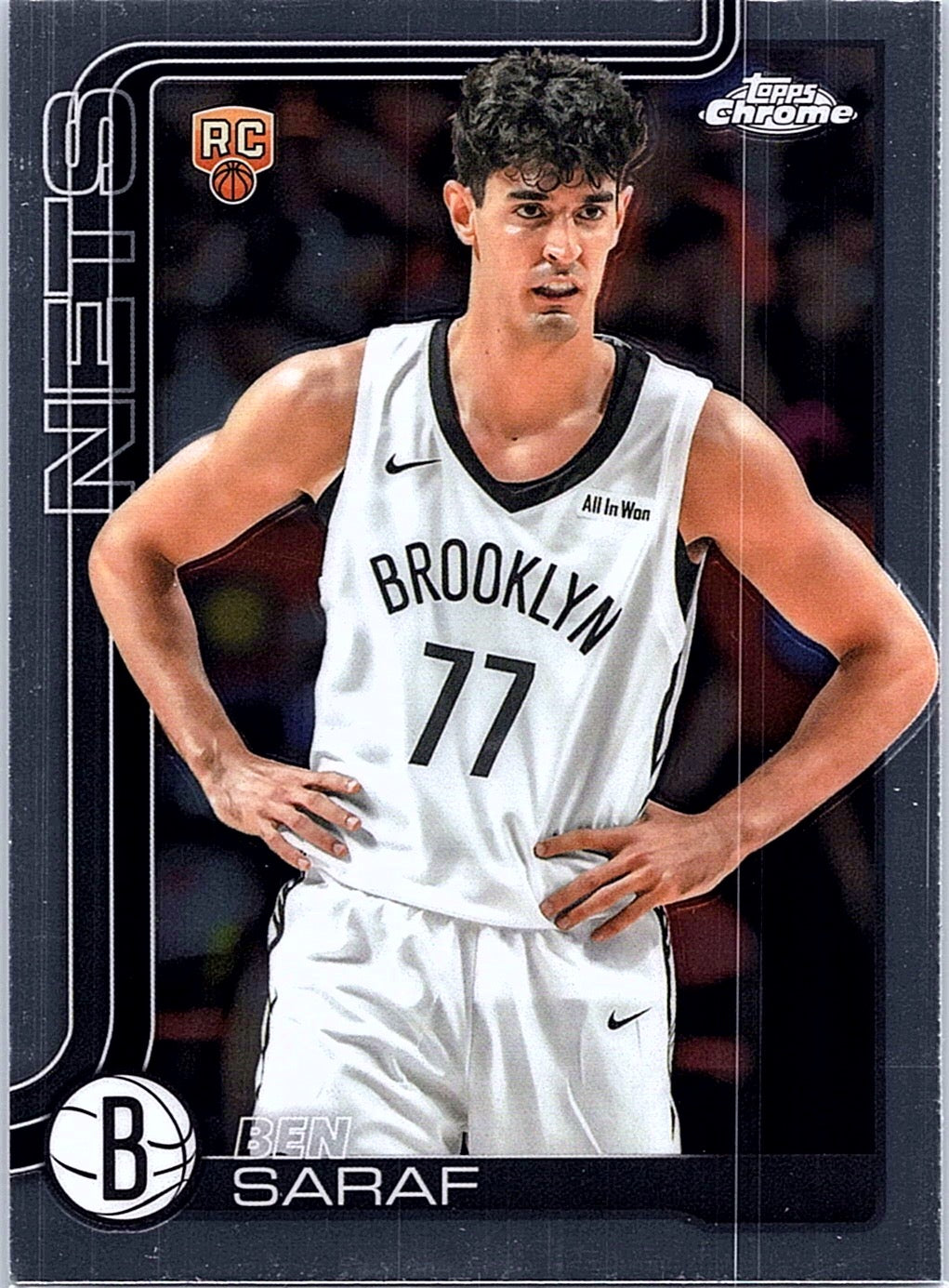 2025-26 Topps Chrome Ben Saraf #276 Brooklyn Nets