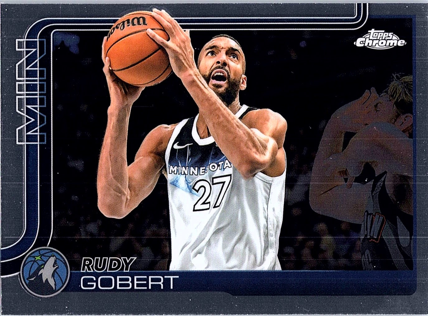 2025-26 Topps Chrome Rudy Gobert #165 Minnesota Timberwolves