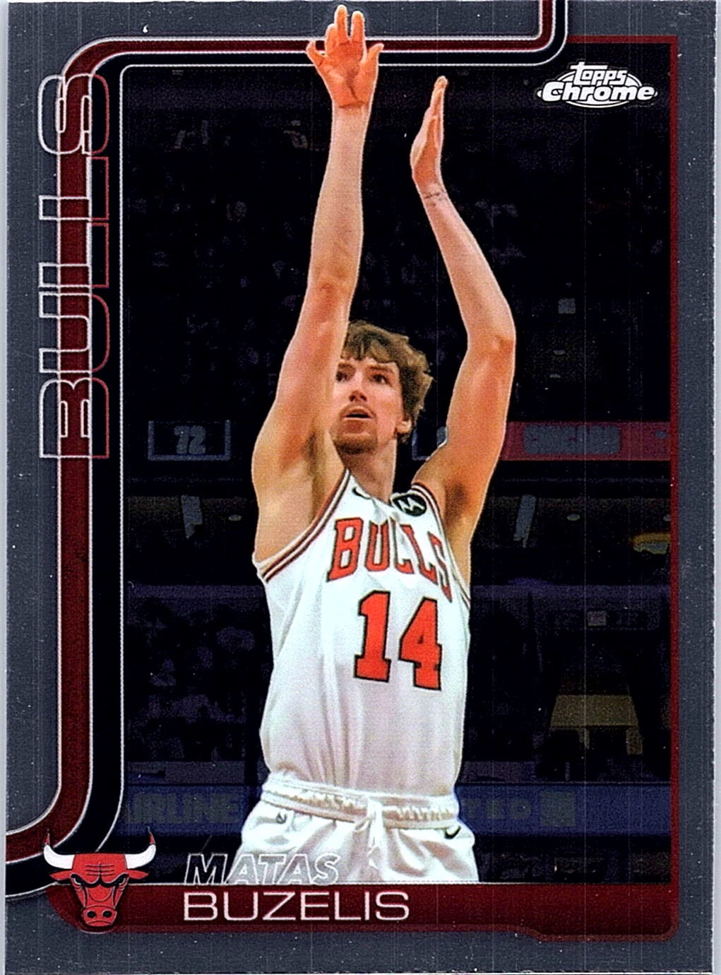 2025-26 Topps Chrome Matas Buzelis #231 Chicago Bulls