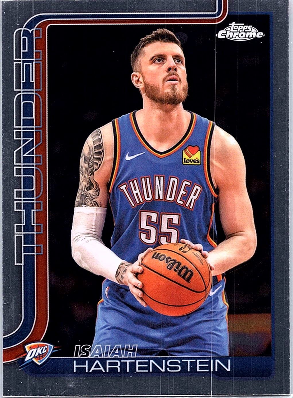 2025-26 Topps Chrome Isaiah Hartenstein #181 Oklahoma City Thunder