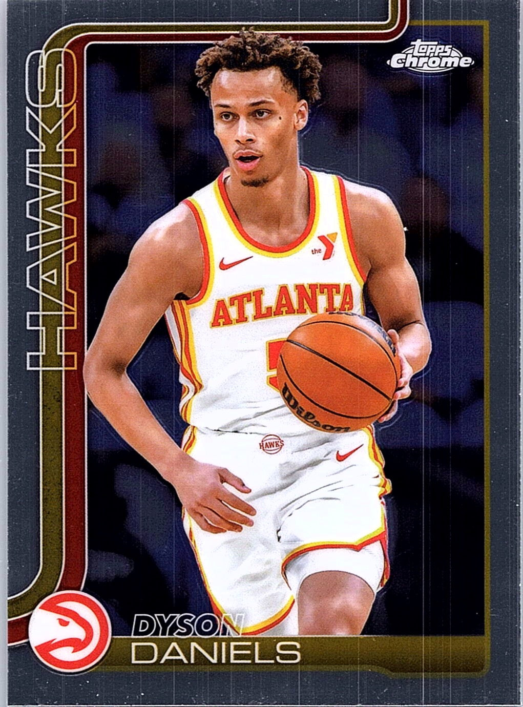 2025-26 Topps Chrome Dyson Daniels #68 Atlanta Hawks