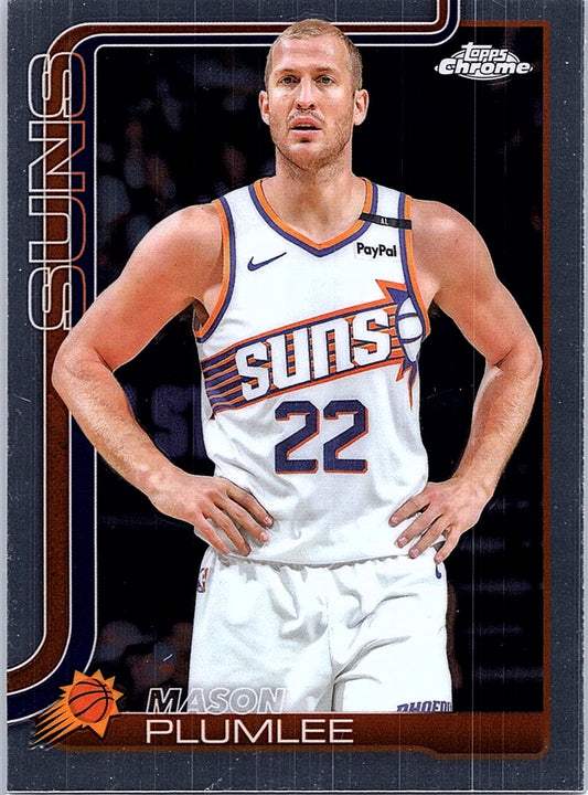 2025-26 Topps Chrome Mason Plumlee #106 Phoenix Suns