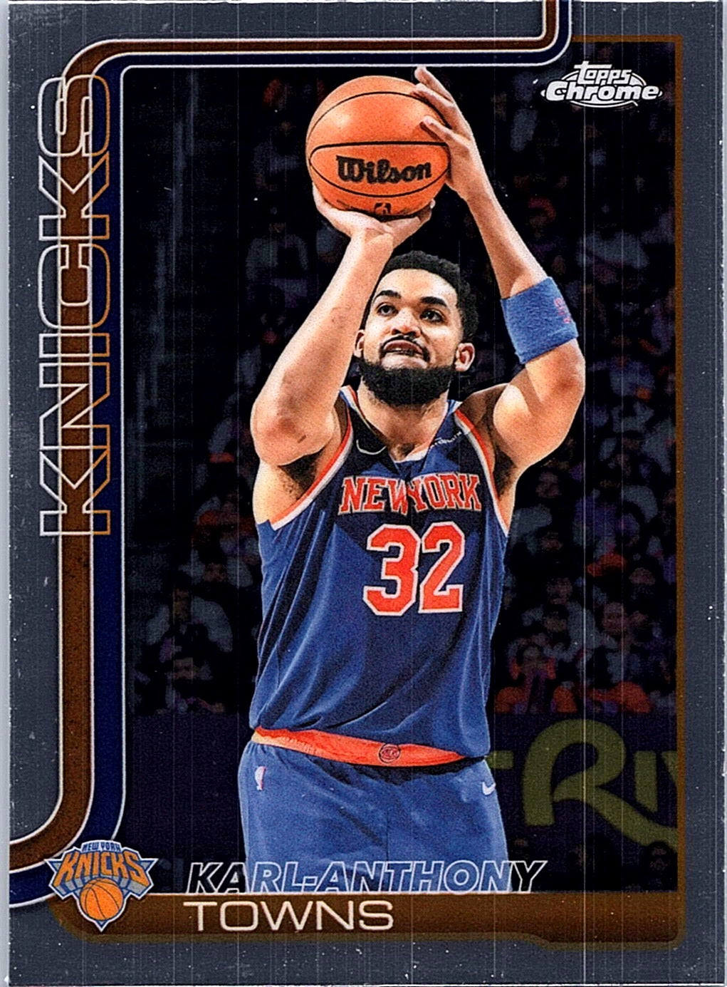 2025-26 Topps Chrome Karl-Anthony Towns #179 New York Knicks