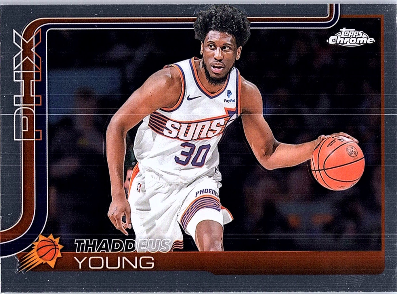 2025-26 Topps Chrome Thaddeus Young #135 Phoenix Suns