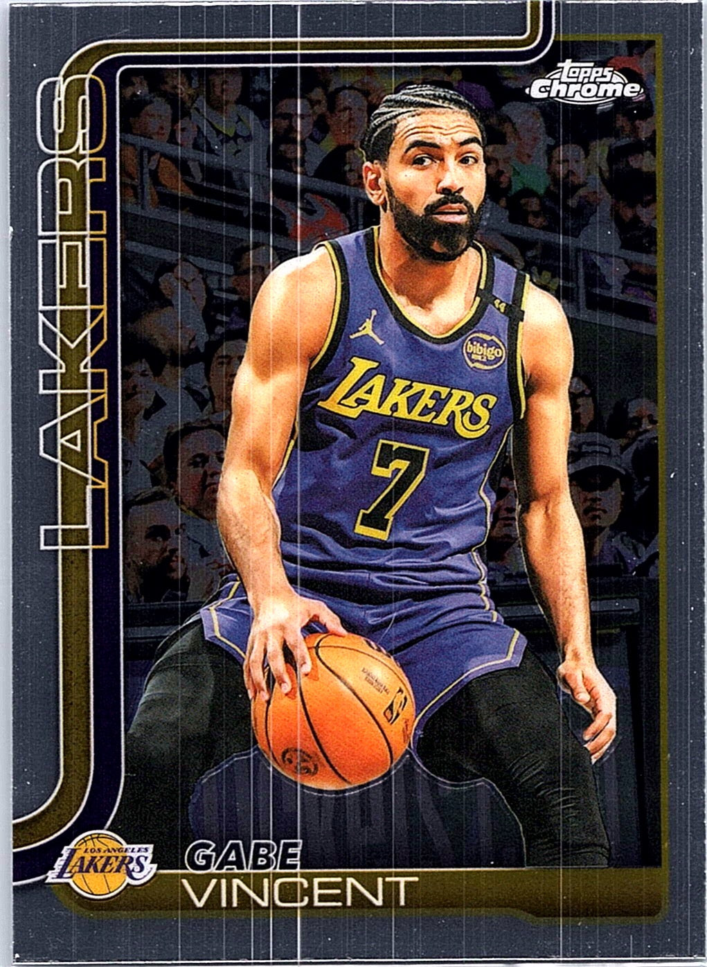2025-26 Topps Chrome Gabe Vincent #119 Los Angeles Lakers