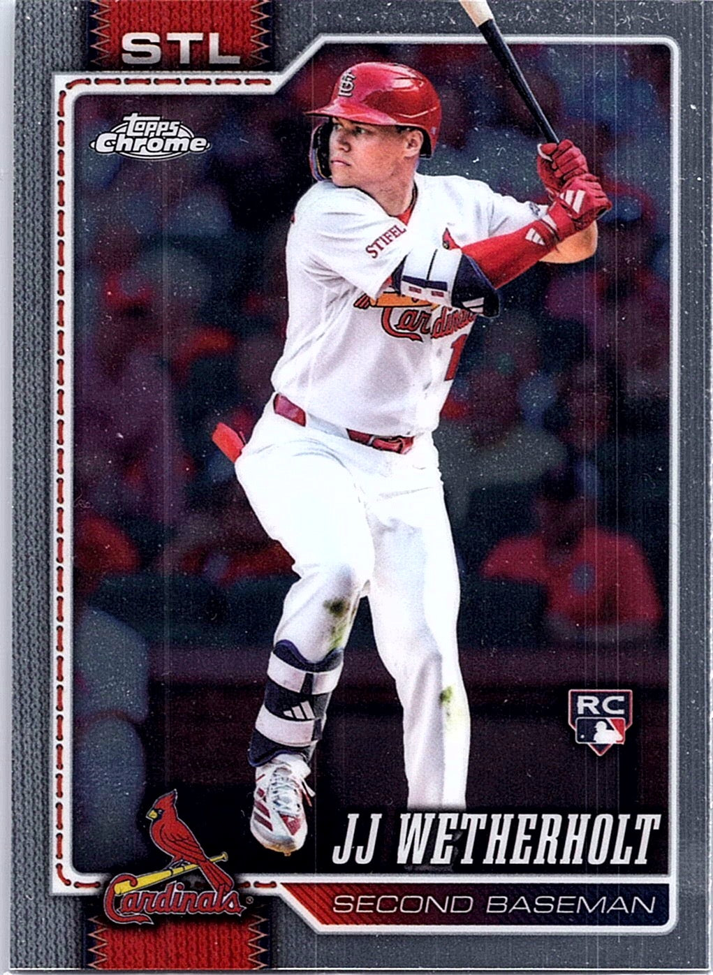 2026 Topps Chrome JJ Wetherholt #119 St. Louis Cardinals
