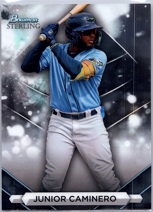 2023 Bowman Sterling Junior Caminero #BSP-77 Tampa Bay Rays