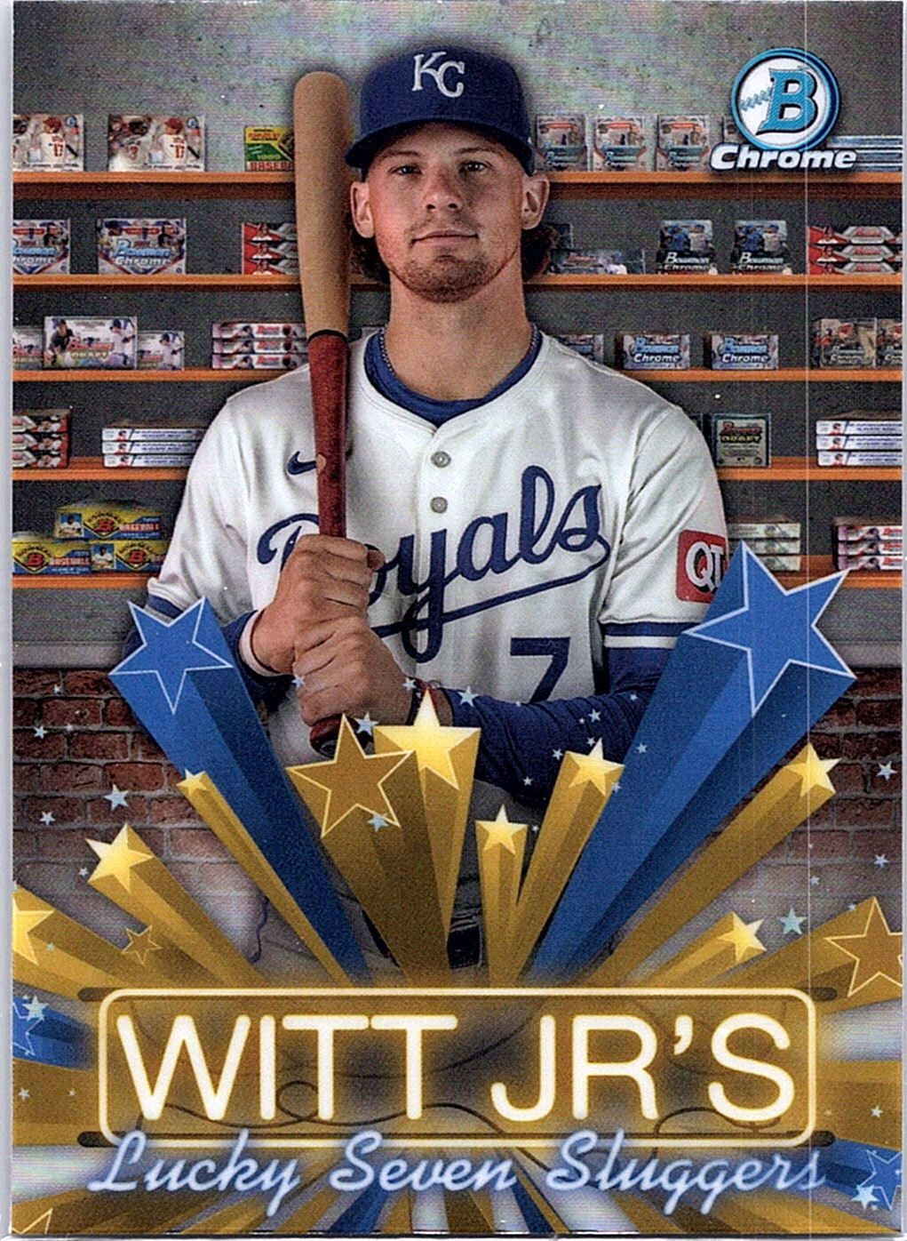 2025 Bowman Bobby Witt Jr. #HS-8 Hobby Stars Kansas City Royals