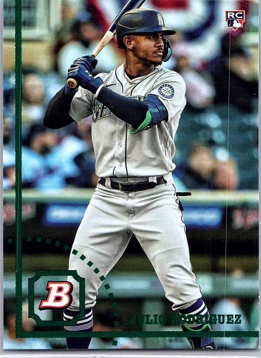2022 Bowman Heritage Julio Rodriguez #7 Seattle Mariners