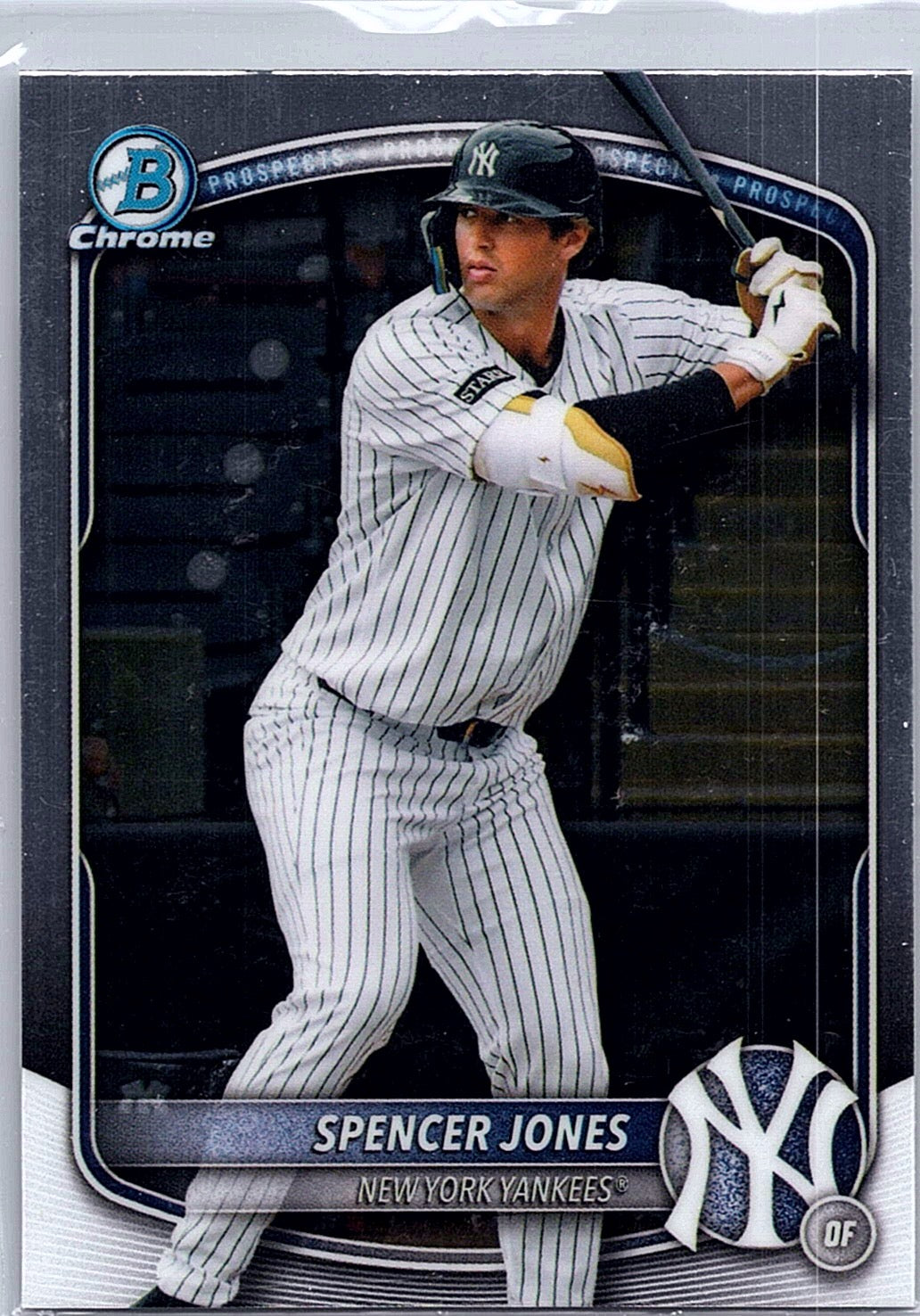 2025 Bowman Draft Spencer Jones #BDC-9 Chrome New York Yankees