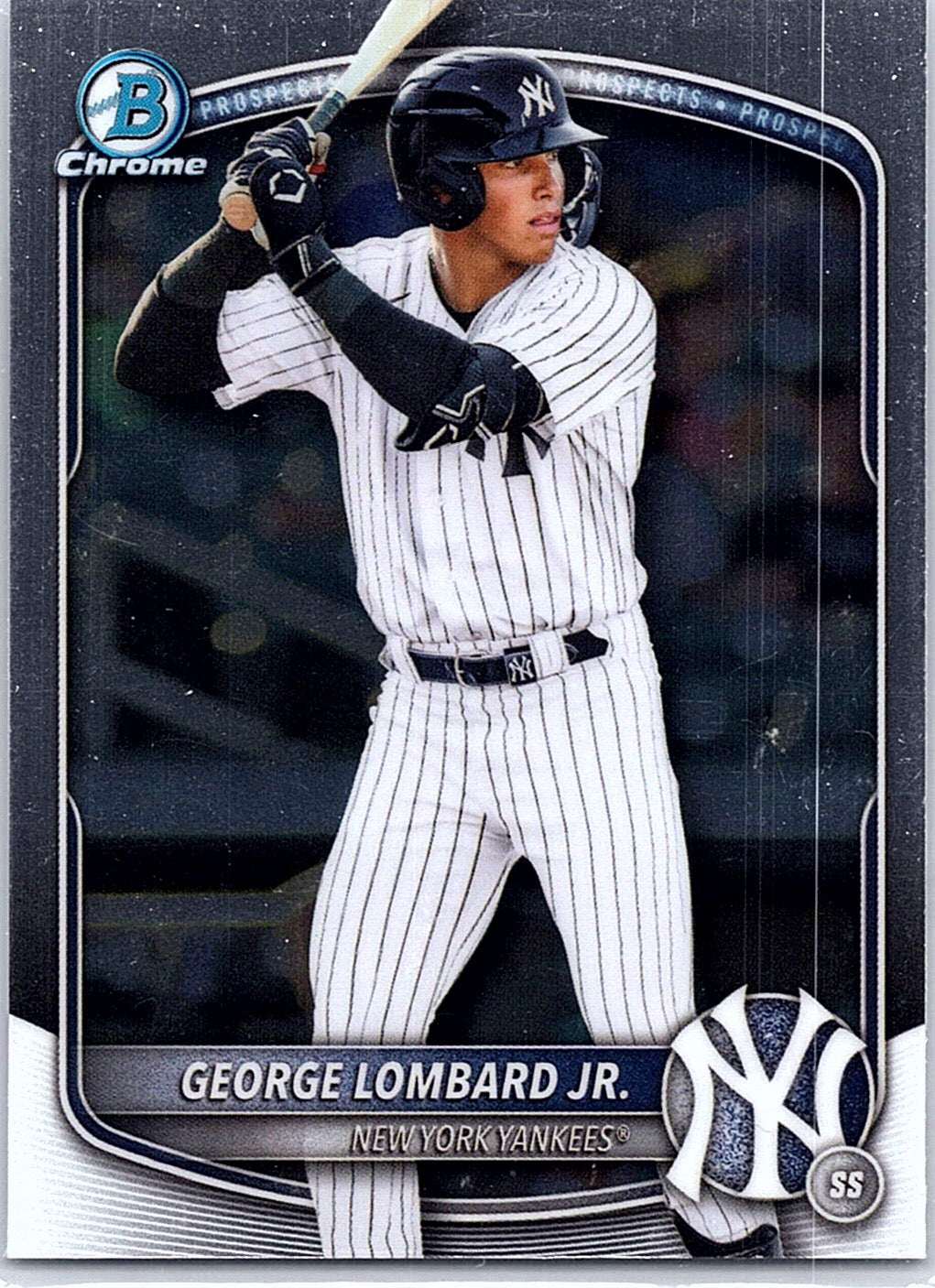 2025 Bowman Draft George Lombard Jr. #BDC-43 Chrome New York Yankees