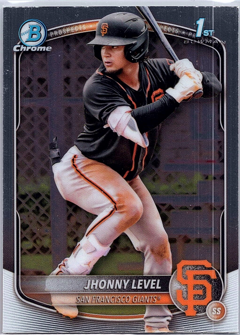2025 Bowman Jhonny Level #BCP-147 Chrome Prospects San Francisco Giants