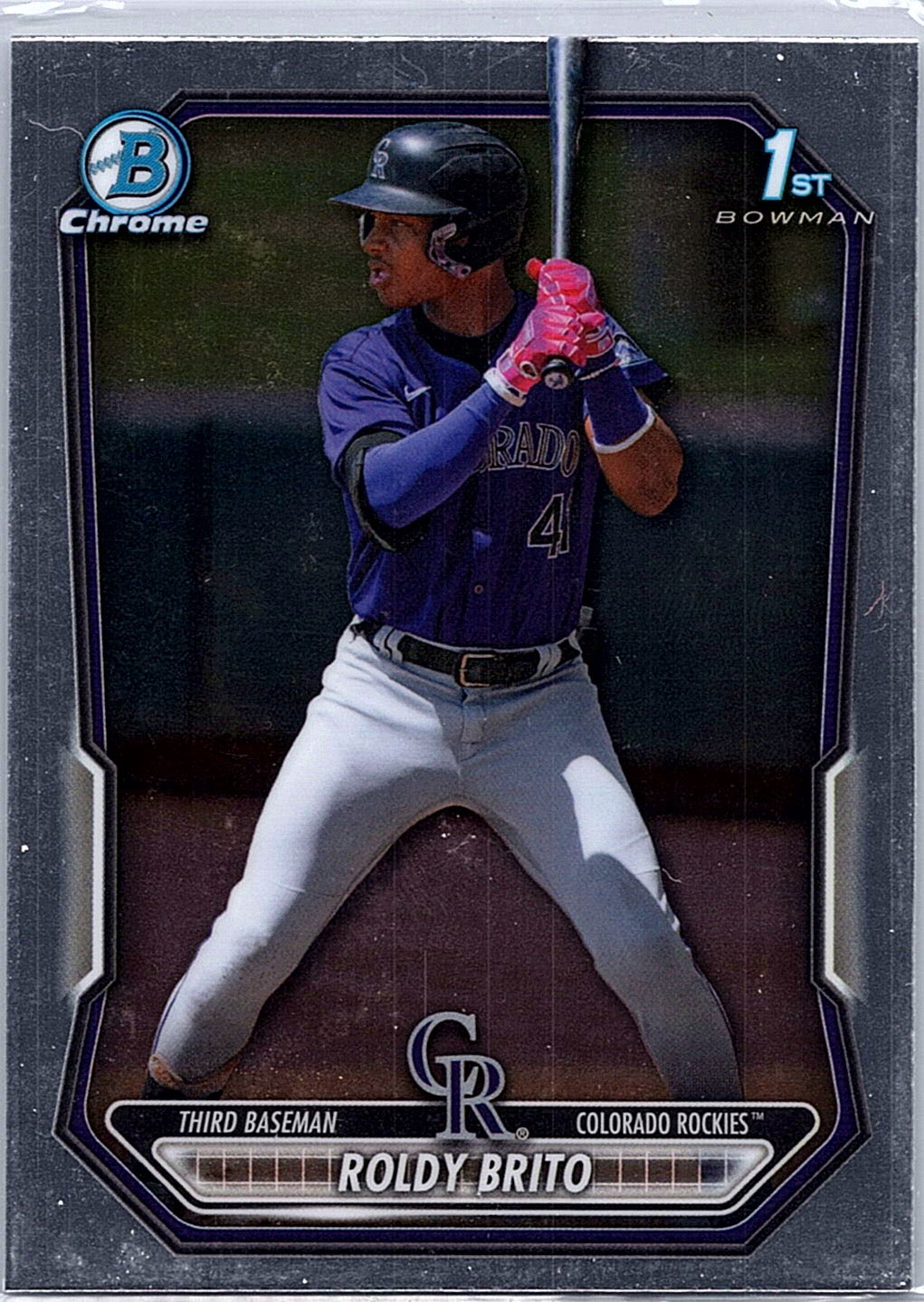 2026 Bowman Roldy Brito #BCP-21 Chrome Prospects Colorado Rockies