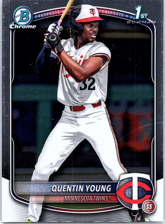 2025 Bowman Draft Quentin Young #BDC-92 Chrome Minnesota Twins