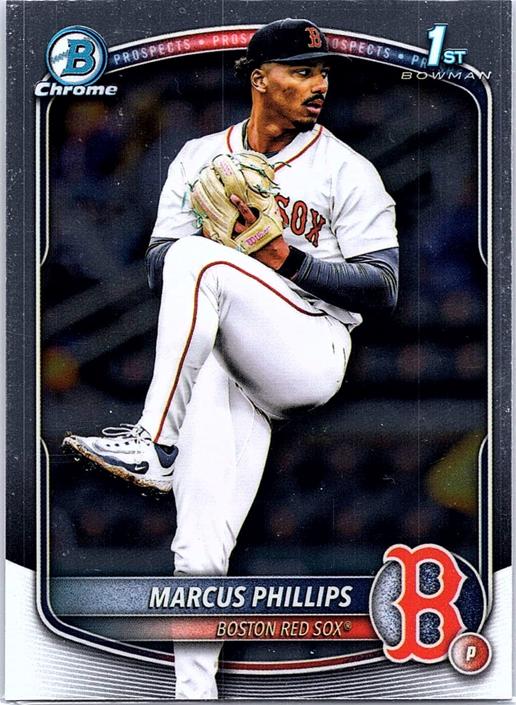 2025 Bowman Draft Marcus Phillips #BDC-54 Chrome Boston Red Sox
