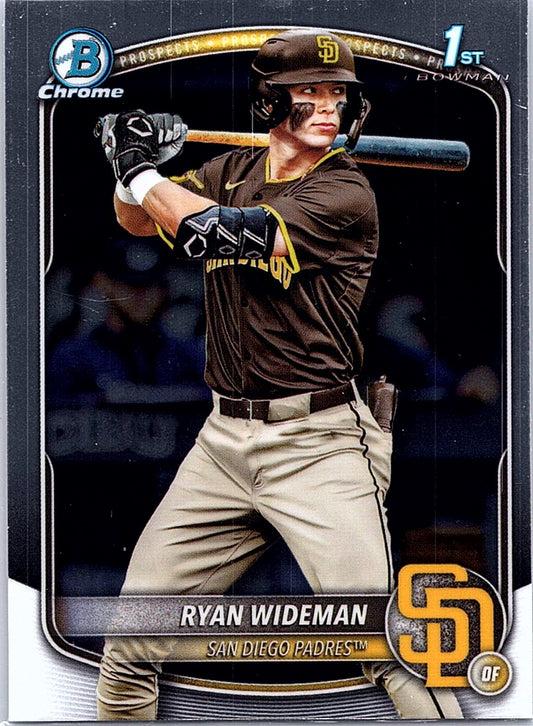 2025 Bowman Draft Ryan Wideman #BDC-190 Chrome San Diego Padres