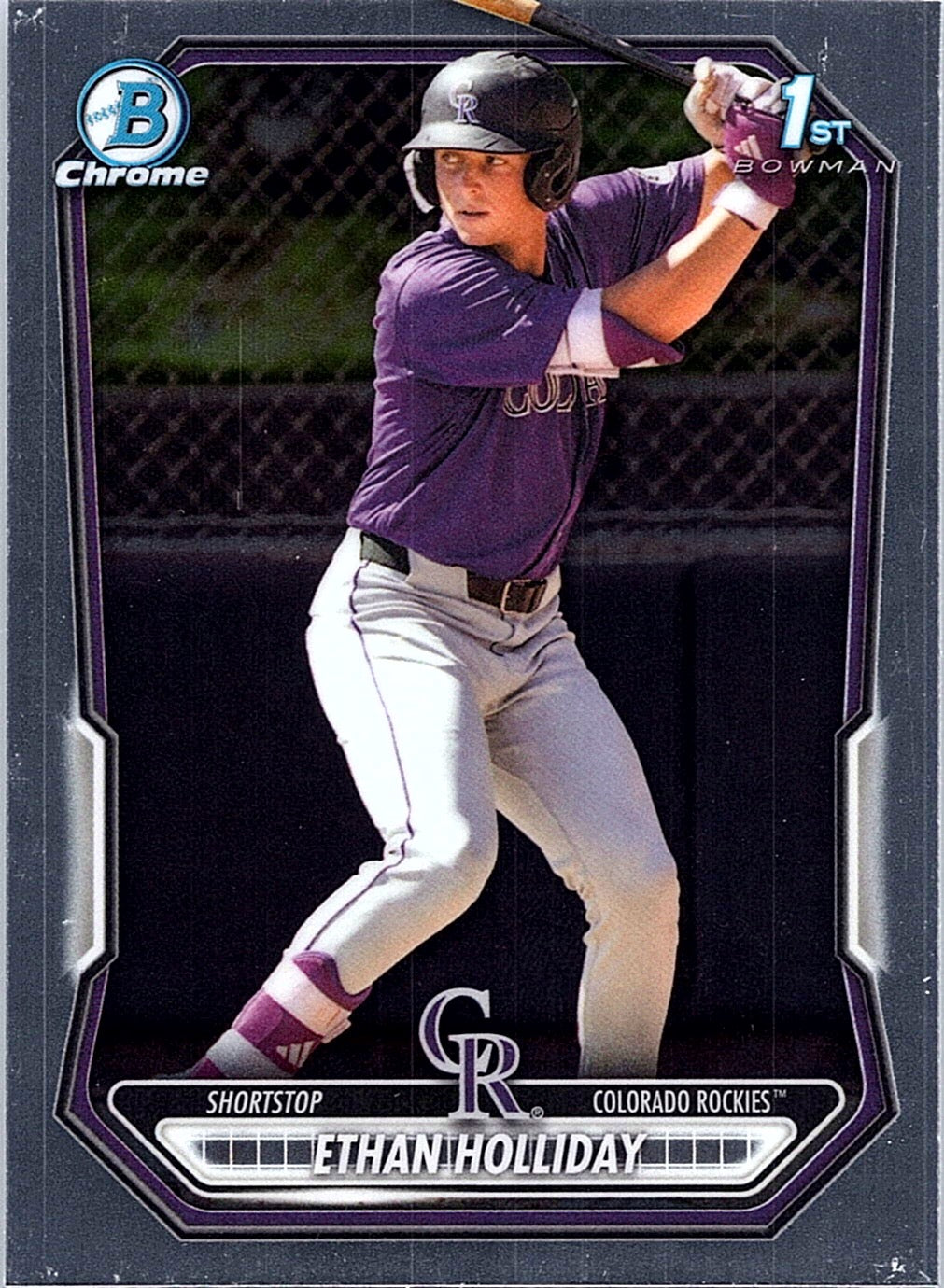 2026 Bowman Ethan Holliday #BCP-1 Chrome Prospects Colorado Rockies