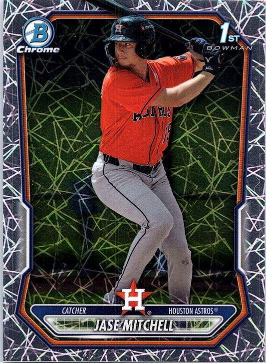 2026 Bowman Jase Mitchell #BCP-12 Chrome Prospects Lazer Refractor Astros