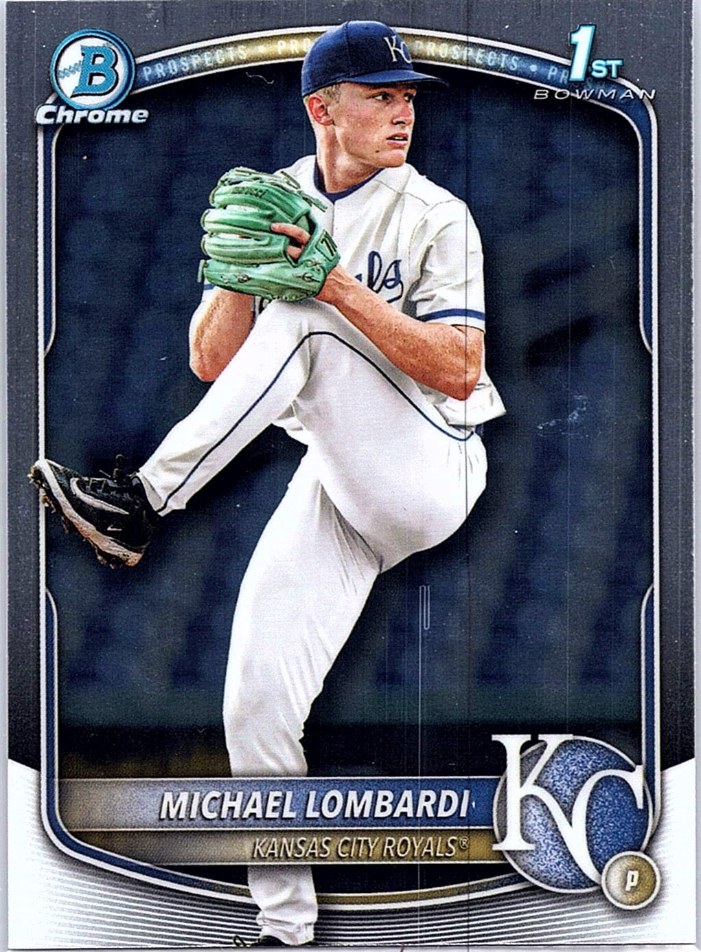 2025 Bowman Draft Michael Lombardi #BDC-118 Chrome Kansas City Royals