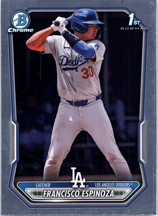2026 Bowman Francisco Espinoza #BCP-106 Chrome Prospects Los Angeles Dodgers