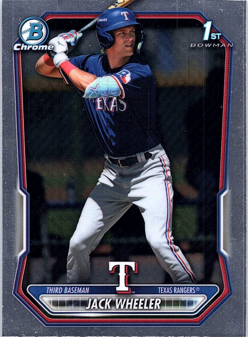 2026 Bowman Jack Wheeler #BCP-74 Chrome Prospects Texas Rangers