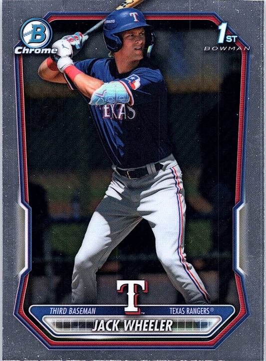 2026 Bowman Jack Wheeler #BCP-74 Chrome Prospects Texas Rangers