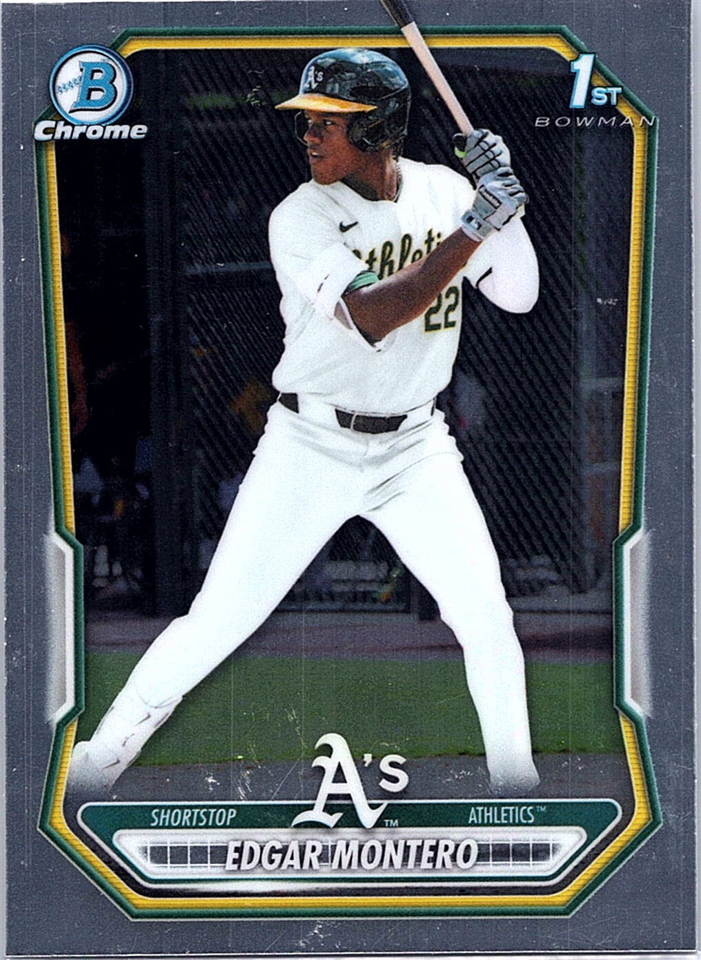 2026 Bowman Edgar Montero #BCP-139 Chrome Prospects Athletics