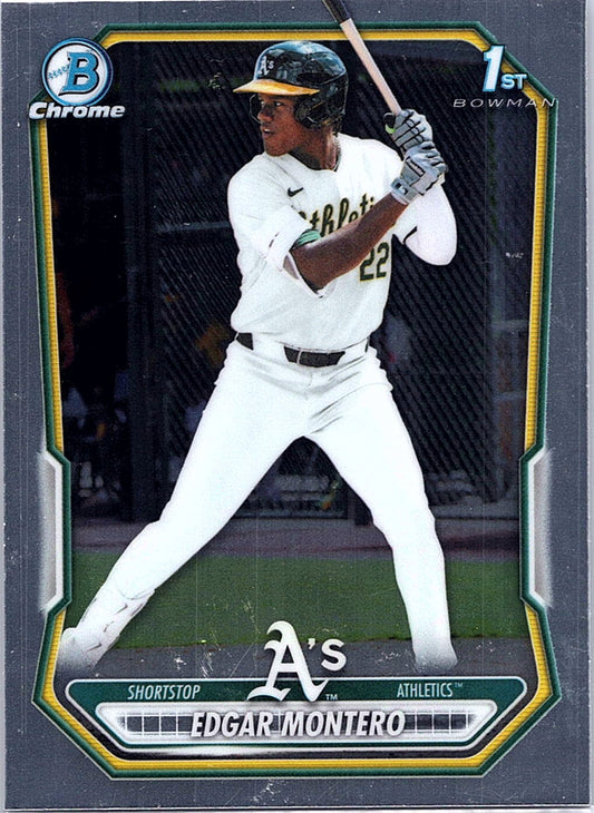2026 Bowman Edgar Montero #BCP-139 Chrome Prospects Athletics