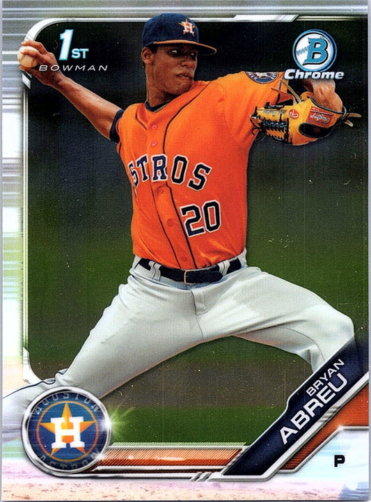 2019 Bowman Chrome Bryan Abreu #BCP-157 Prospects Houston Astros