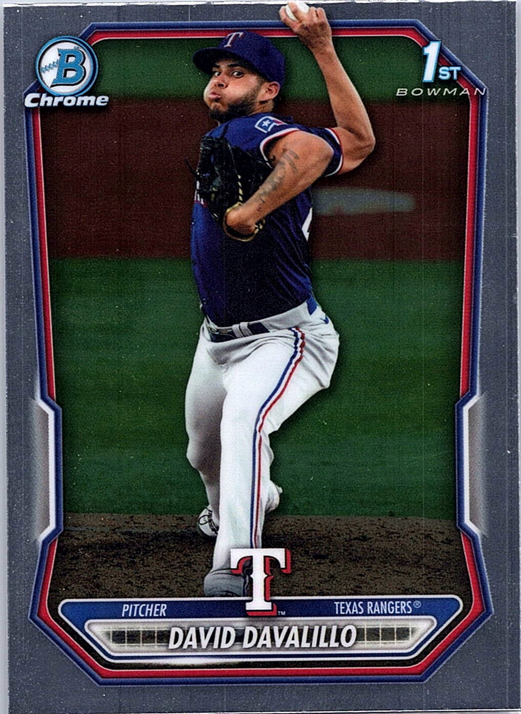 2026 Bowman David Davalillo #BCP-42 Chrome Prospects Texas Rangers