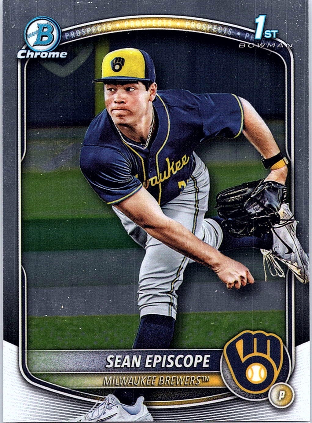 2025 Bowman Draft Sean Episcope #BDC-149 Chrome Milwaukee Brewers