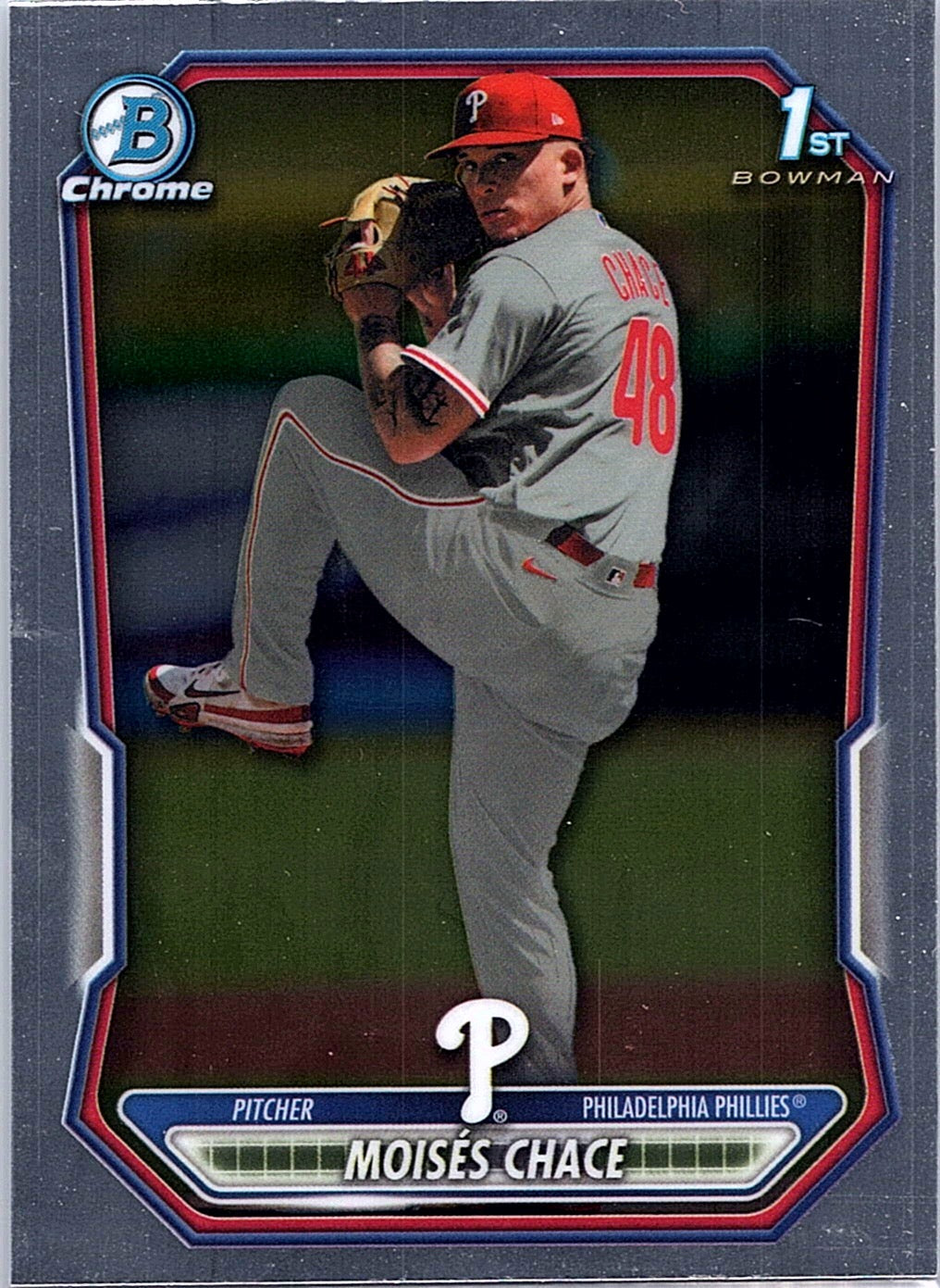 2026 Bowman Moisés Chace #BCP-36 Chrome Prospects Philadelphia Phillies