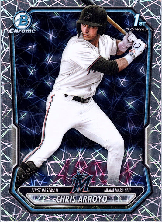 2026 Bowman Chris Arroyo #BCP-61 Chrome Prospects X-Fractor Miami Marlins