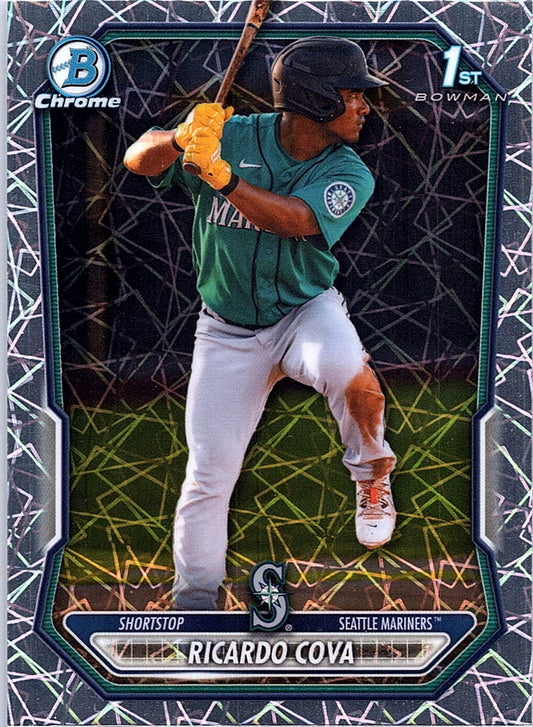 2026 Bowman Ricardo Cova #BCP-94 Chrome Prospects Lazer Refractor Mariners