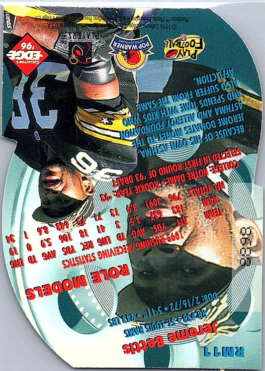1996 Collector's Edge Advantage JEROME BETTIS #RM11 Role Models Steelers