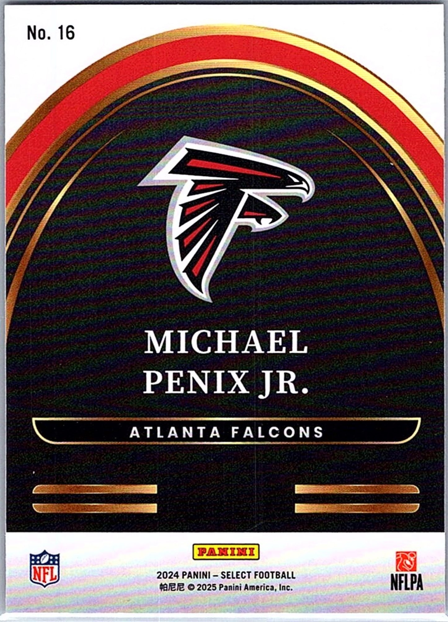 2024 Panini Select MICHAEL PENIX JR. #16 Future RC Falcons