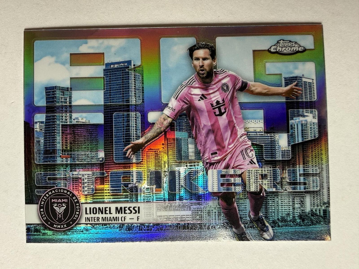 2025 Topps Chrome MLS Lionel Messi #BCS-10 Big City Strikers Inter Miami CF