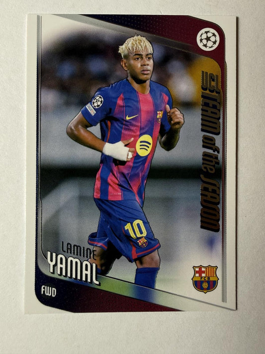 2025-26 Topps UEFA Club Competitions Lamine Yamal #10 FC Barcelona